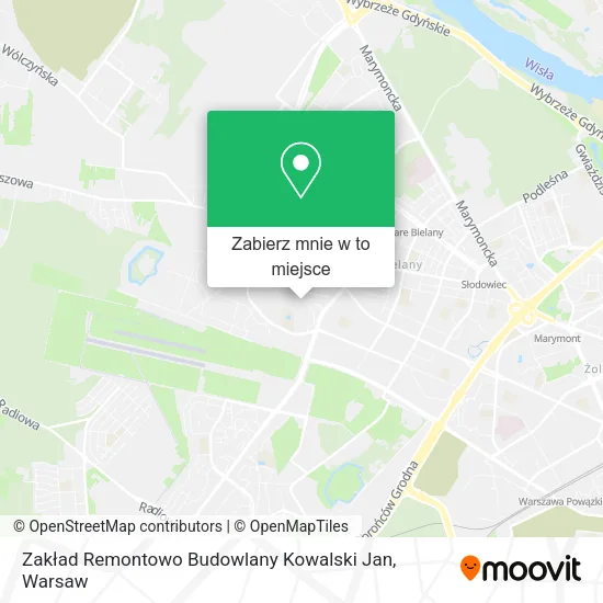 Mapa Zakład Remontowo Budowlany Kowalski Jan