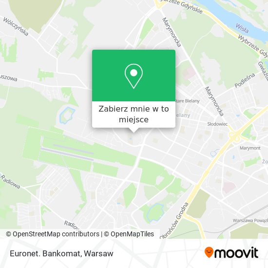 Mapa Euronet. Bankomat