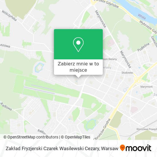 Mapa Zakład Fryzjerski Czarek Wasilewski Cezary