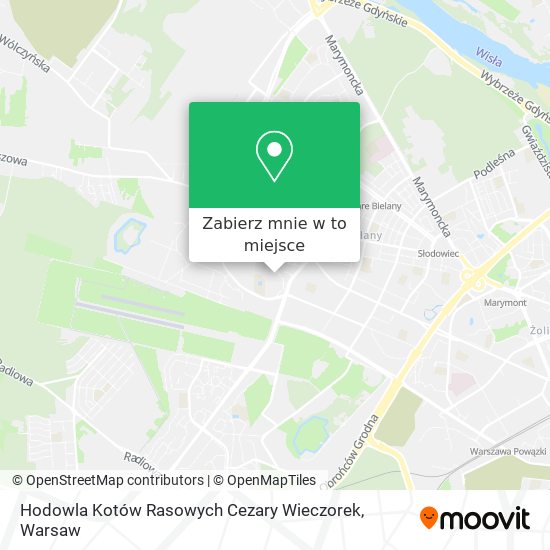 Mapa Hodowla Kotów Rasowych Cezary Wieczorek