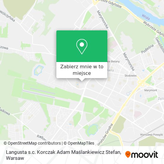 Mapa Langusta s.c. Korczak Adam Maślankiewicz Stefan