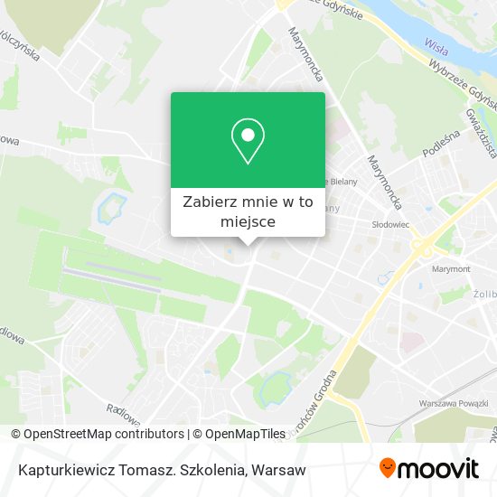 Mapa Kapturkiewicz Tomasz. Szkolenia