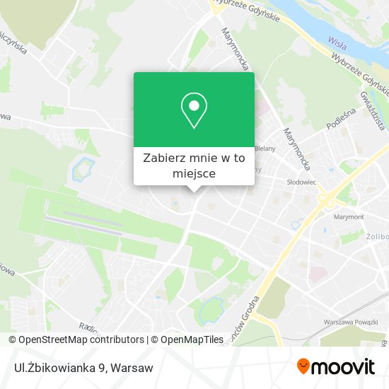 Mapa Ul.Żbikowianka 9