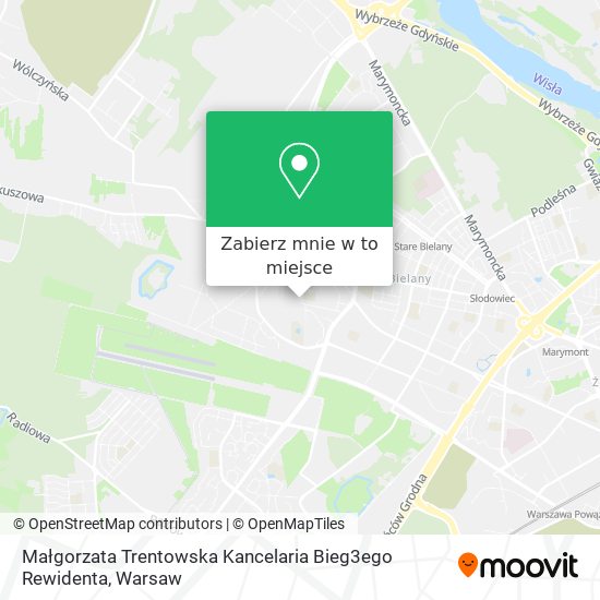 Mapa Małgorzata Trentowska Kancelaria Bieg3ego Rewidenta