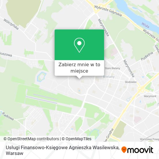 Mapa Usługi Finansowo-Księgowe Agnieszka Wasilewska