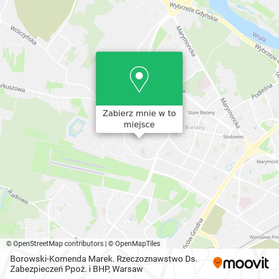 Mapa Borowski-Komenda Marek. Rzeczoznawstwo Ds. Zabezpieczeń Ppoż. i BHP