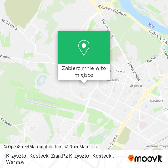 Mapa Krzysztof Kostecki Zian.Pz Krzysztof Kostecki