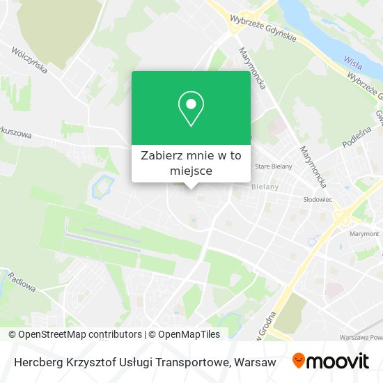 Mapa Hercberg Krzysztof Usługi Transportowe