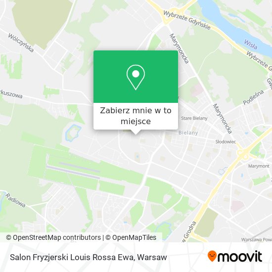 Mapa Salon Fryzjerski Louis Rossa Ewa