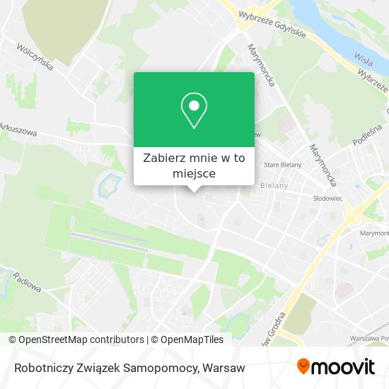 Mapa Robotniczy Związek Samopomocy