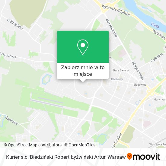 Mapa Kurier s.c. Biedziński Robert Łyżwiński Artur