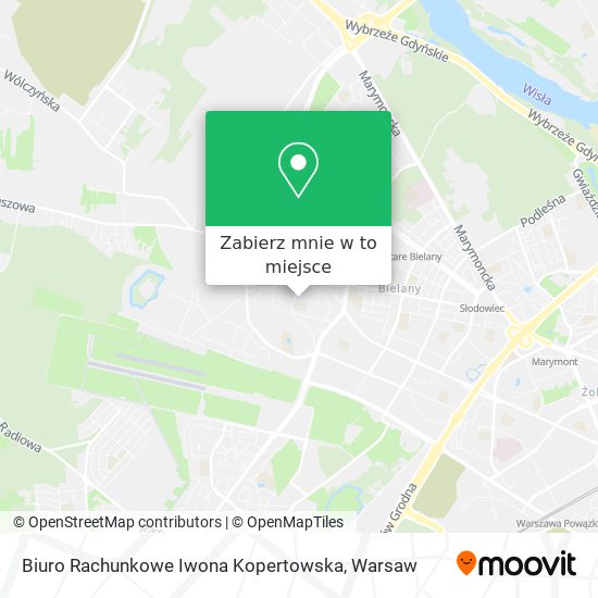 Mapa Biuro Rachunkowe Iwona Kopertowska