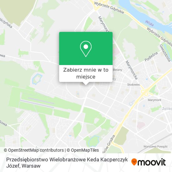 Mapa Przedsiębiorstwo Wielobranżowe Keda Kacperczyk Józef