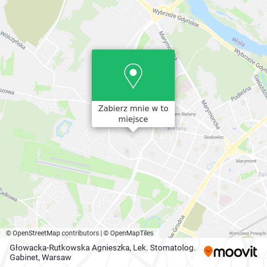 Mapa Głowacka-Rutkowska Agnieszka, Lek. Stomatolog. Gabinet