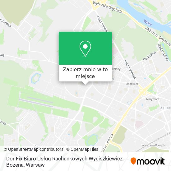 Mapa Dor Fix Biuro Usług Rachunkowych Wyciszkiewicz Bożena