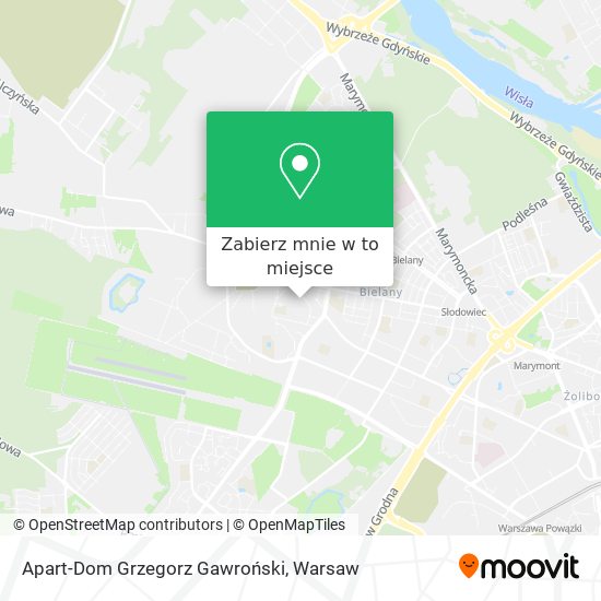 Mapa Apart-Dom Grzegorz Gawroński