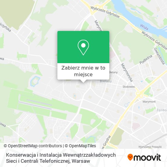 Mapa Konserwacja i Instalacja Wewnątrzzakładowych Sieci i Centrali Telefonicznej