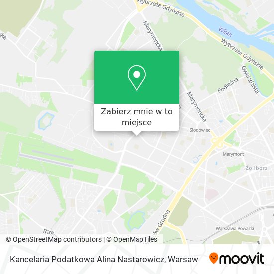 Mapa Kancelaria Podatkowa Alina Nastarowicz