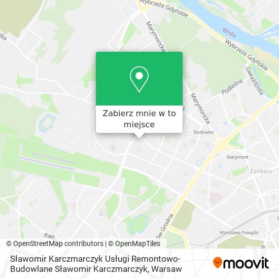 Mapa Sławomir Karczmarczyk Usługi Remontowo-Budowlane Sławomir Karczmarczyk