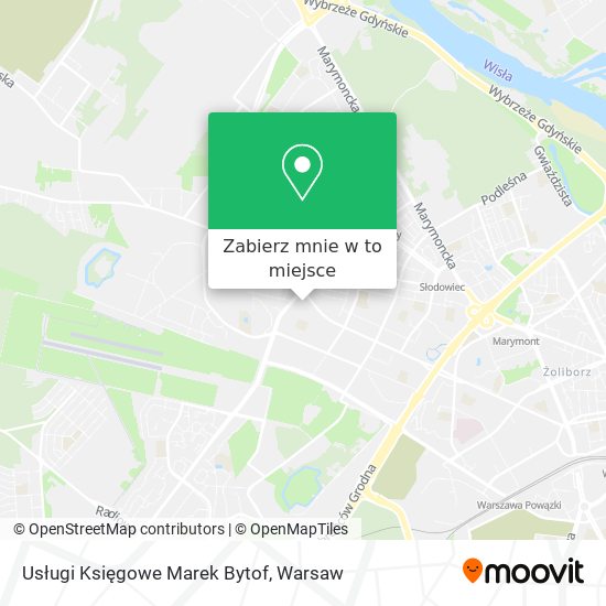 Mapa Usługi Księgowe Marek Bytof