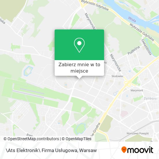 Mapa \Ats Elektronik\ Firma Usługowa