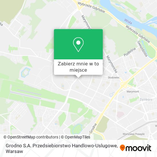 Mapa Grodno S.A. Przedsiebiorstwo Handlowo-Uslugowe