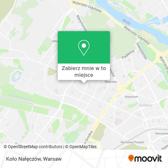 Mapa Koło Nałęczów