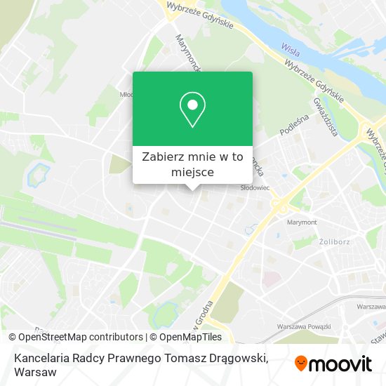 Mapa Kancelaria Radcy Prawnego Tomasz Drągowski