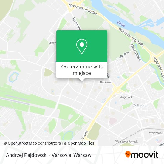 Mapa Andrzej Pajdowski - Varsovia