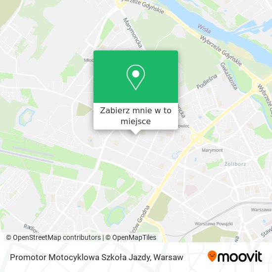 Mapa Promotor Motocyklowa Szkoła Jazdy