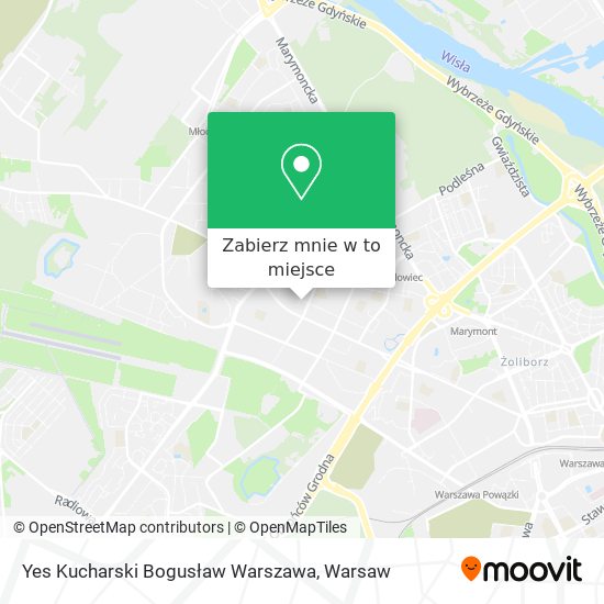 Mapa Yes Kucharski Bogusław Warszawa