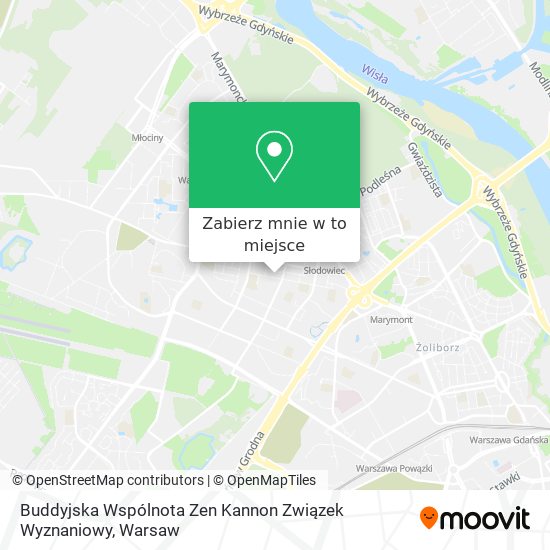 Mapa Buddyjska Wspólnota Zen Kannon Związek Wyznaniowy