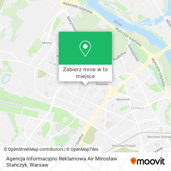 Mapa Agencja Informacyjno Reklamowa Air Mirosław Stańczyk