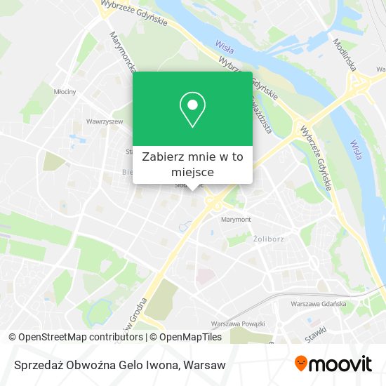 Mapa Sprzedaż Obwoźna Gelo Iwona