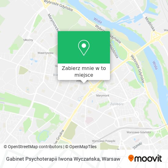 Mapa Gabinet Psychoterapii Iwona Wyczańska