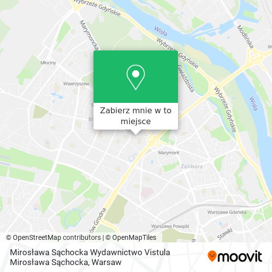 Mapa Mirosława Sąchocka Wydawnictwo Vistula Mirosława Sąchocka