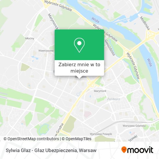 Mapa Sylwia Głaz - Głaz Ubezpieczenia