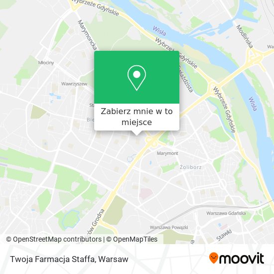 Mapa Twoja Farmacja Staffa