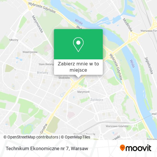 Mapa Technikum Ekonomiczne nr 7