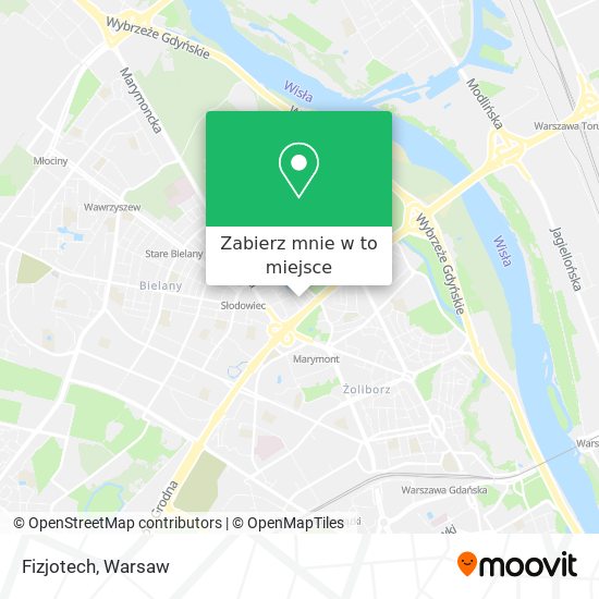 Mapa Fizjotech