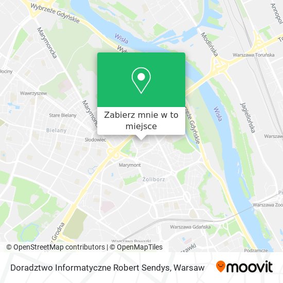 Mapa Doradztwo Informatyczne Robert Sendys