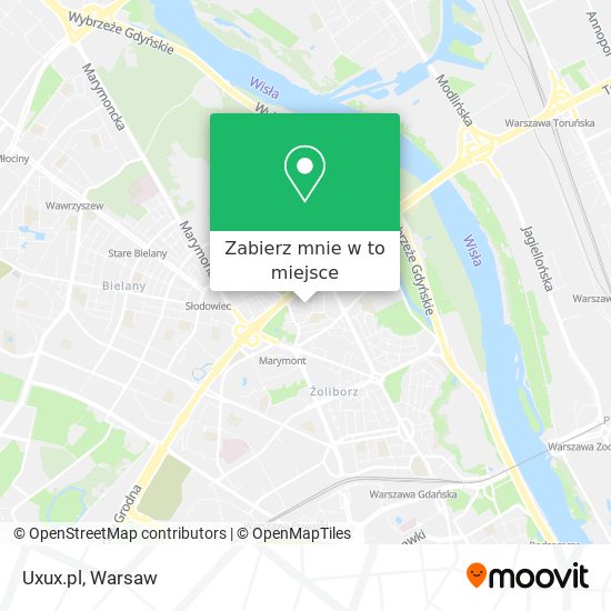 Mapa Uxux.pl