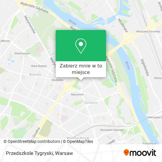 Mapa Przedszkole Tygryski