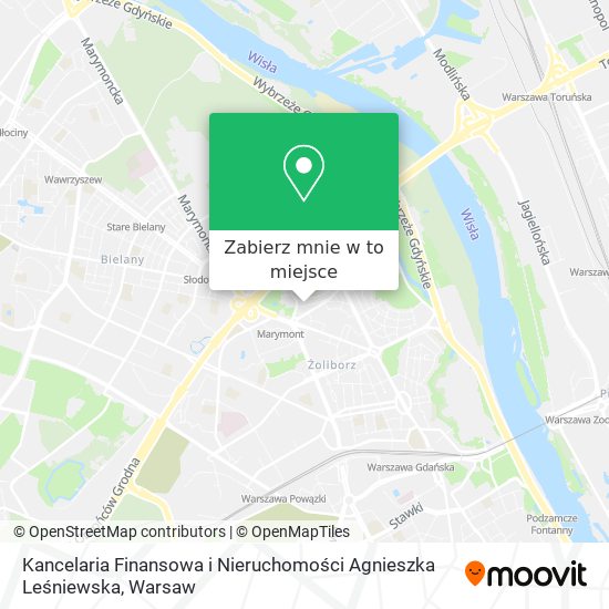 Mapa Kancelaria Finansowa i Nieruchomości Agnieszka Leśniewska