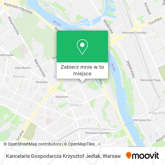 Mapa Kancelaria Gospodarcza Krzysztof Jedlak