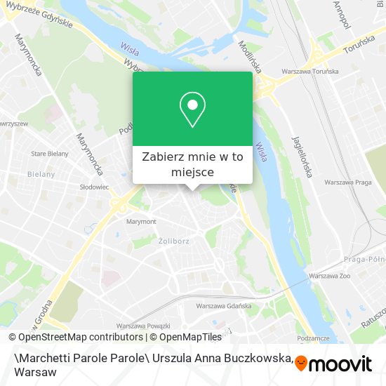 Mapa \Marchetti Parole Parole\ Urszula Anna Buczkowska