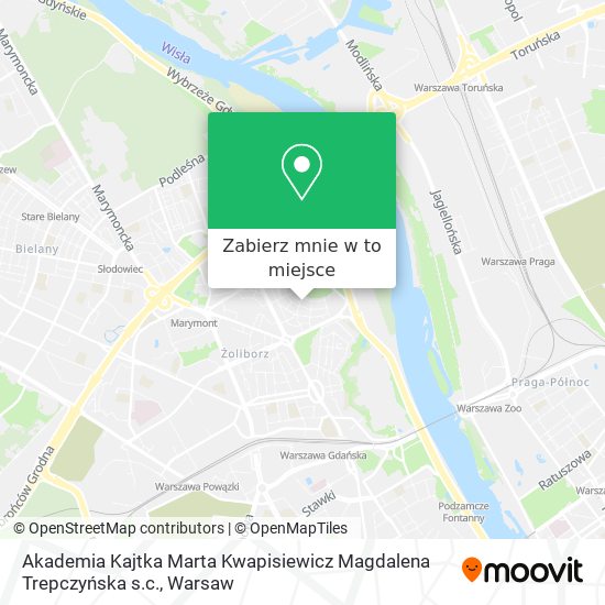 Mapa Akademia Kajtka Marta Kwapisiewicz Magdalena Trepczyńska s.c.