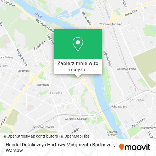 Mapa Handel Detaliczny i Hurtowy Małgorzata Bartoszek