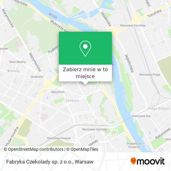 Mapa Fabryka Czekolady sp. z o.o.