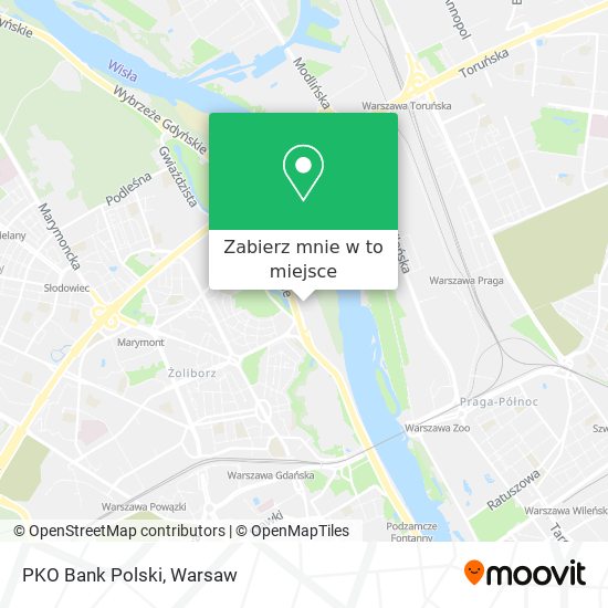 Mapa PKO Bank Polski